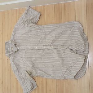 Vintage LL Bean seersucker shirt. Made in USA.